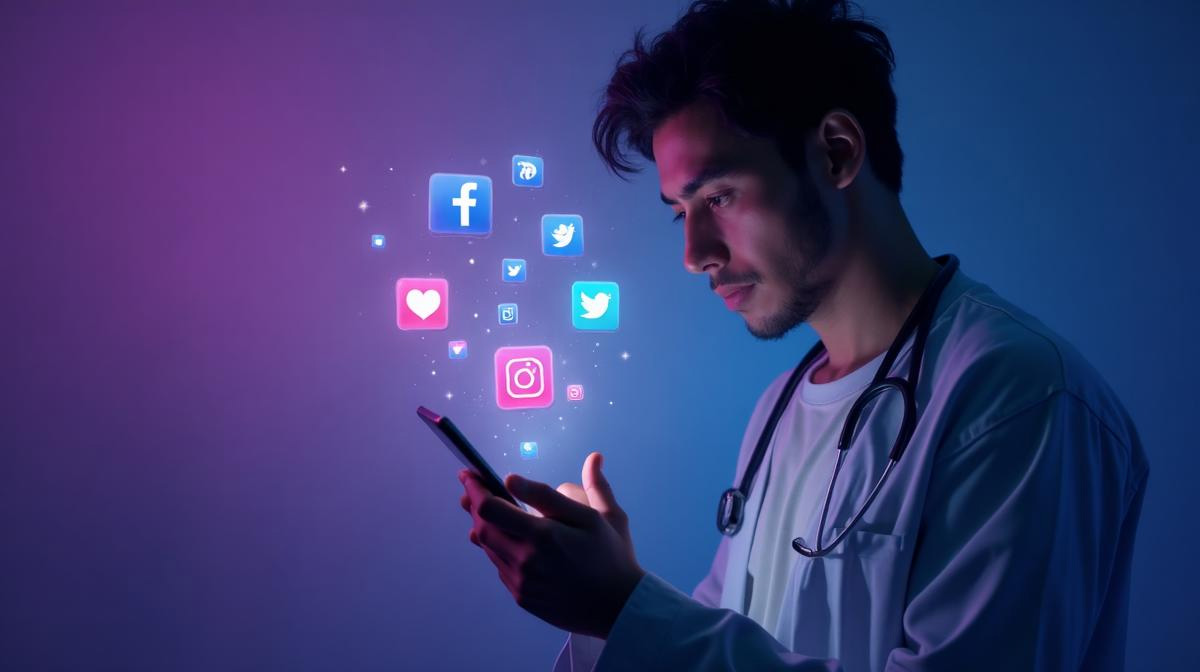 Abstract illustration representing AI and digital mental wellness